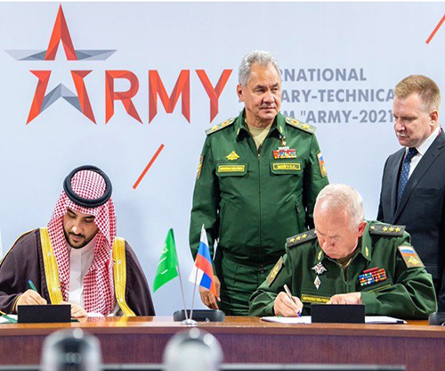 Saudi Arabia, Russia Sign Agreement for Cooperation in Military Field