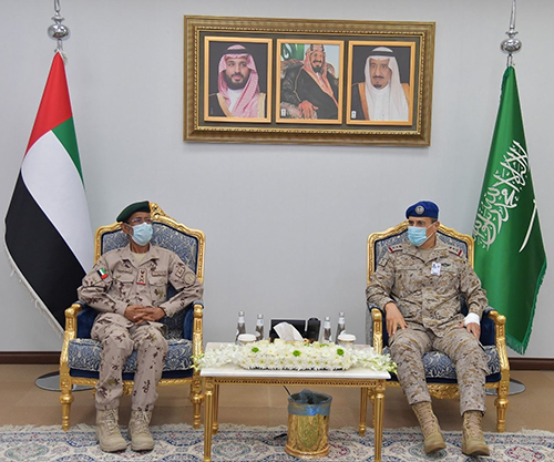 Saudi Chief of General Staff Receives UAE Counterpart
