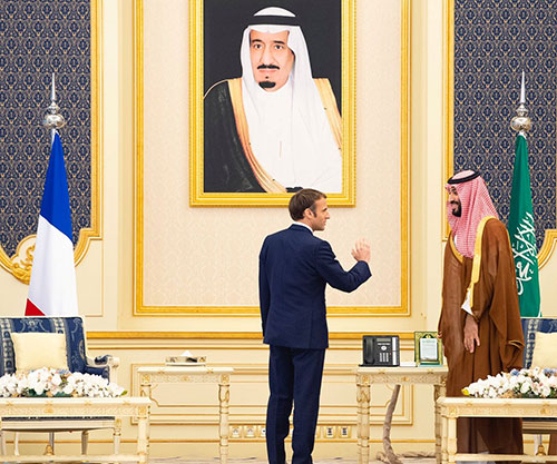 Saudi Crown Prince, French President Review Bilateral Relations 