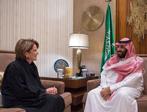 Saudi Crown Prince, Lockheed Martin CEO Discuss Military Cooperation
