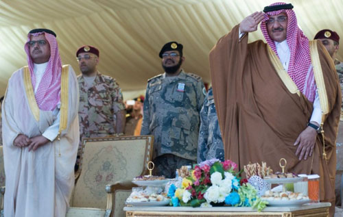 Saudi Crown Prince Patronizes Deluge 6 Exercise, Border Guards Graduation