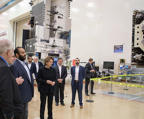 Saudi Crown Prince Tours Lockheed Martin’s Silicon Valley Site