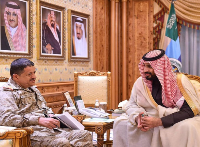 Saudi Defense Minister Meets Yemen’s Chief of Staff