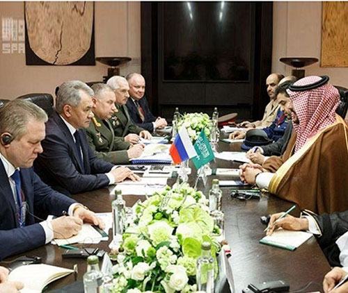 Saudi Deputy Minister of Defense Meets Russian Defense Minister