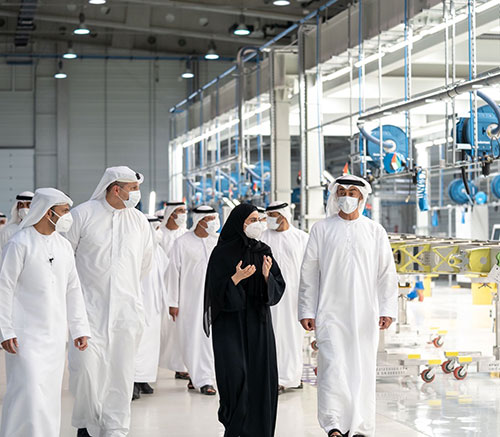 Sheikh Mohamed bin Zayed Visits Strata