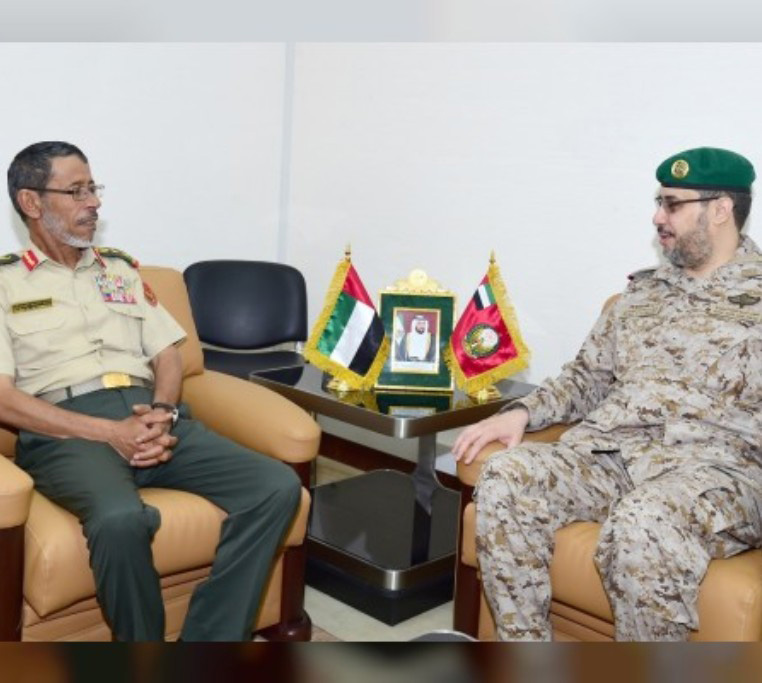UAE Chief-of-Staff Receives New Peninsula Shield Force Commander