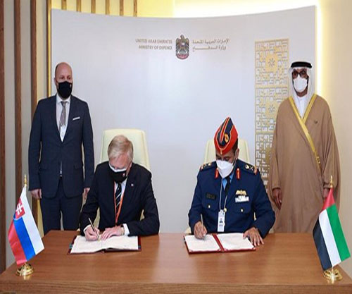 UAE Ministry of Defence, Slovakia Sign Military Cooperation Agreement 