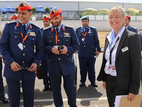 UAE Ministry of Defense Delegation Visits Farnborough Airshow 