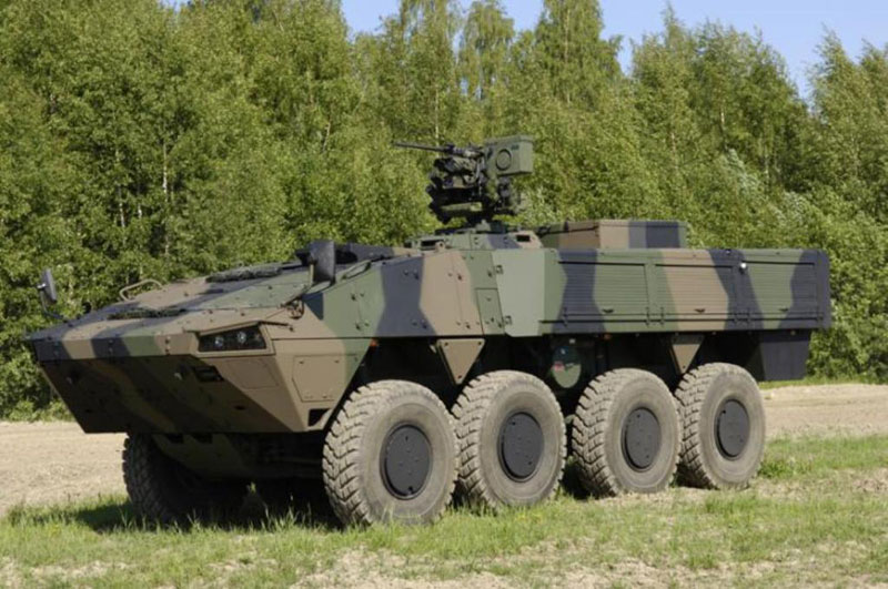 UAE Orders Patria AMV Armored Wheeled Vehicles