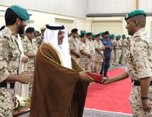 Bahrain’s Crown Prince Visits Royal Guards Headquarters