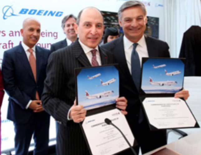 Qatar Airways Orders 40 Boeing Planes for $11.7 Billion 