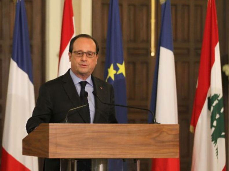 French President Pledges Military Support to Lebanon