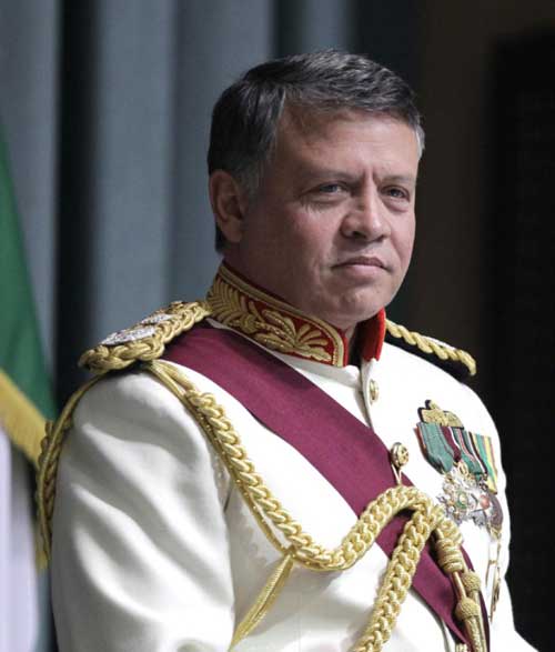 Jordanian King Receives British Chief of Staff