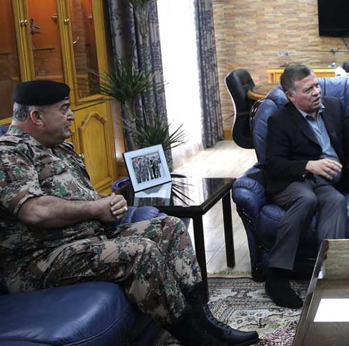 Jordanian King Visits Royal Air Force Command