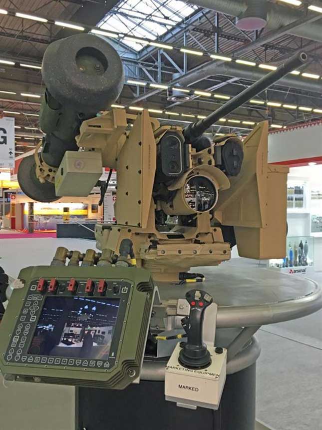 KONGSBERG Displays PROTECTOR RWS with Integrated Javelin at Eurosatory