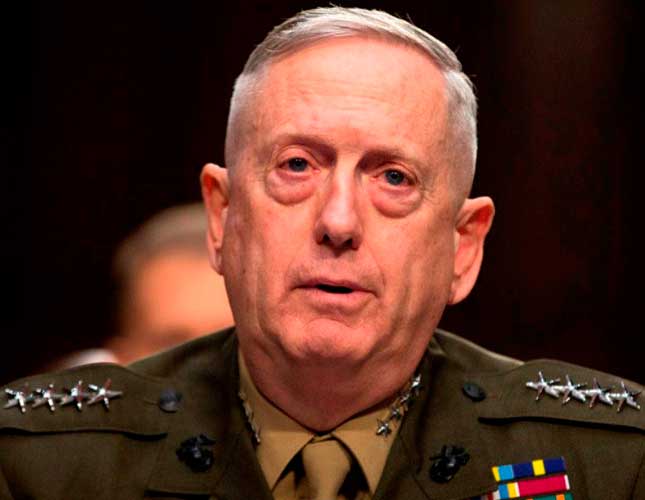General James Mattis Named U.S. Secretary of Defense