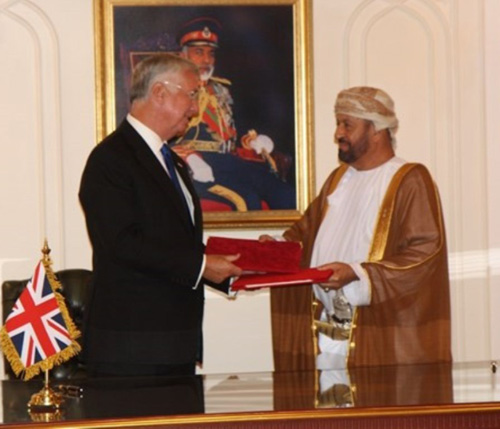 UK Defense Secretary Visits Oman