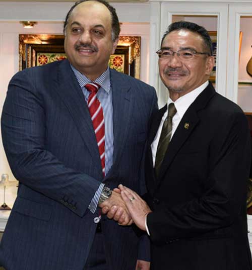 Qatar’s Defense Minister Meets Malaysian Counterpart