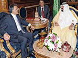 Saudi King Meets with Turkish President