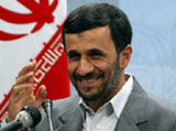 Iranian President Mahmoud Ahmadinejad said he would welcome a 