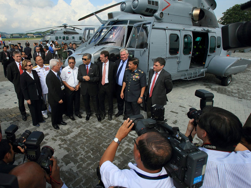 Eurocopter Delivers 1st 2 EC725 to Malaysian Air Force