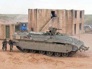 Israel Tests Namer APC in Golan Heights Drills