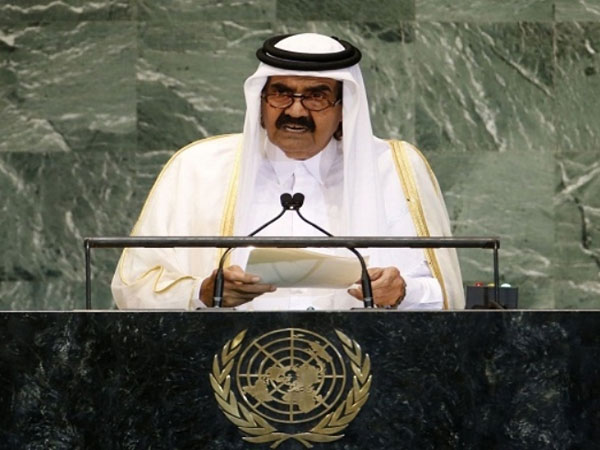 Qatar’s Emir Calls for an Arab Intervention Force in Syria 