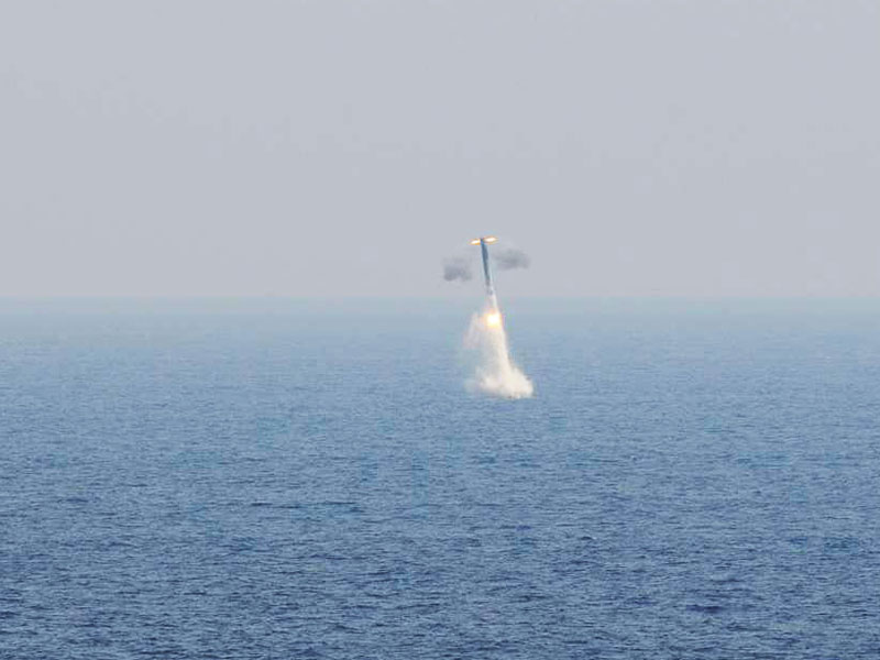India Test Fires Sub-Launched Version of BrahMos Missile