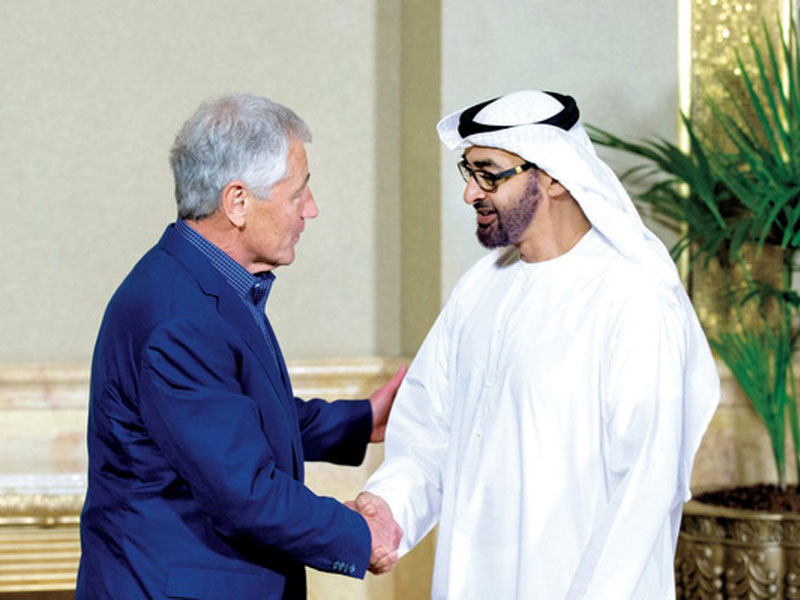 Mohamed bin Zayed Receives US Defense Secretary