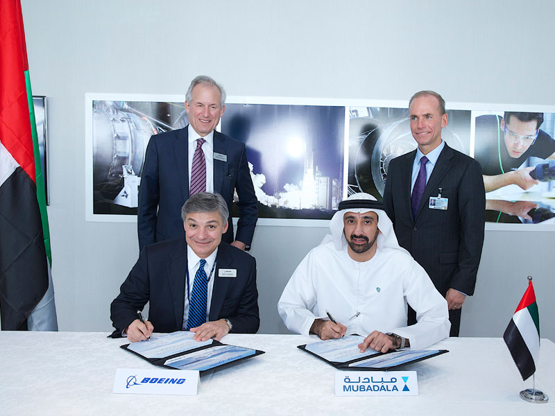 Boeing, Mubadala Sign New Strategic Agreement 