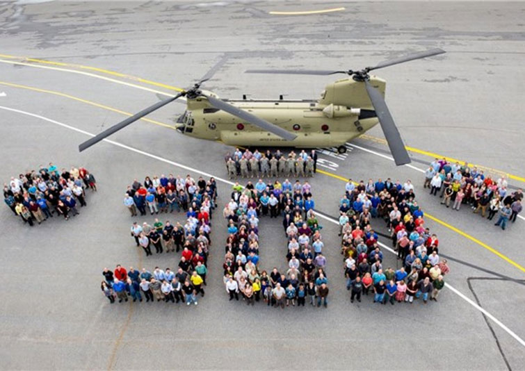 Boeing Delivers 300th CH-47F Chinook to US Army 