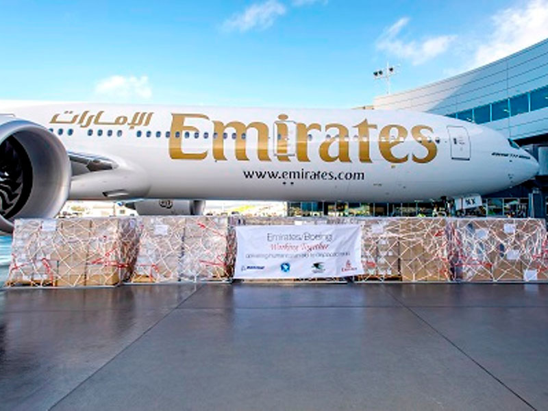 Boeing, Emirates to Transport Humanitarian Aid to Iraq