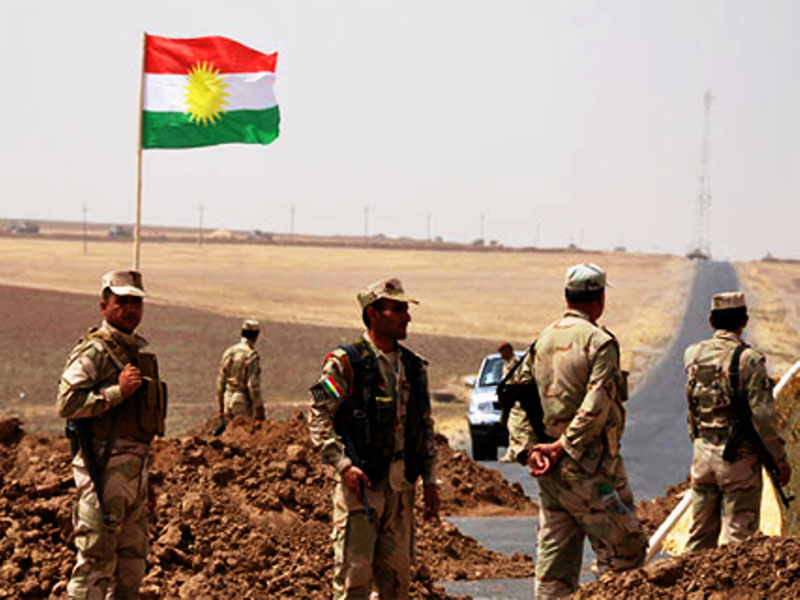 British Soldiers Training Peshmerga Forces in Iraq