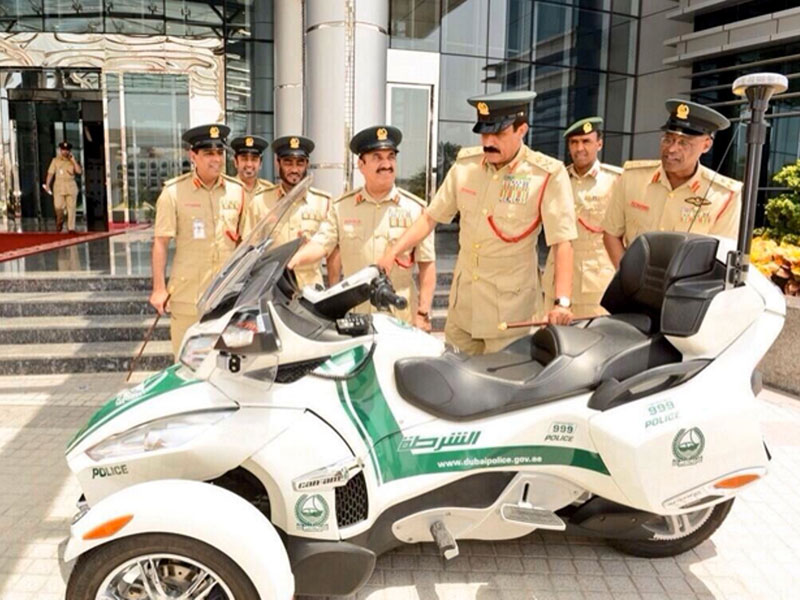 dubai police motorcycle