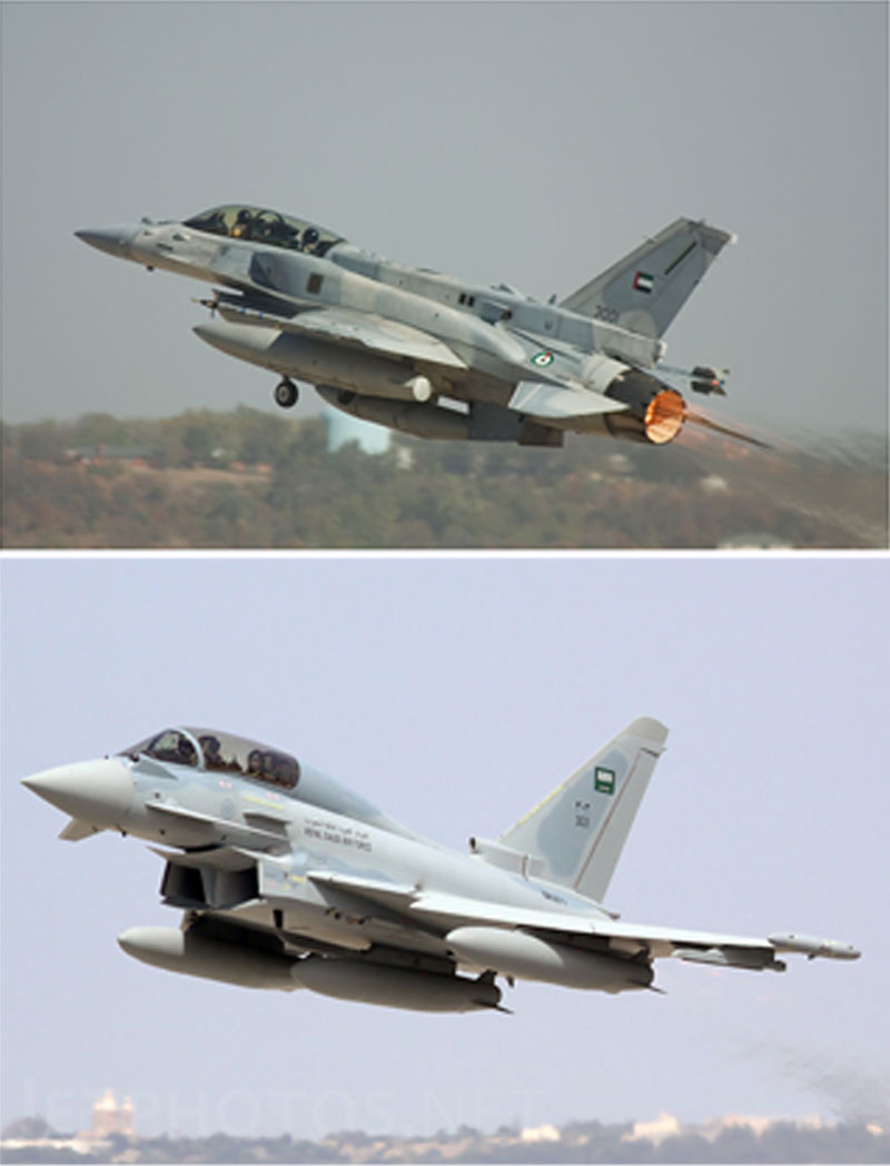 COMBAT AIRCRAFTS IN THE MIDDLE EAST