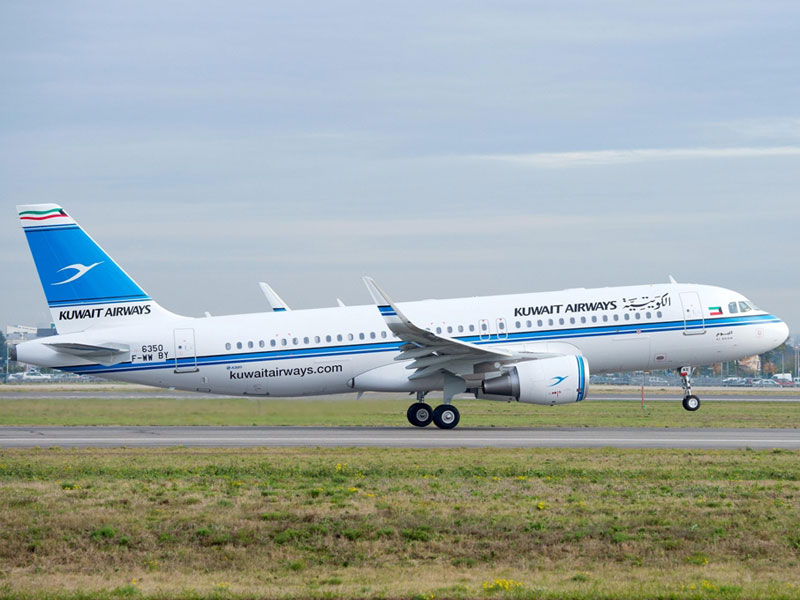 Kuwait Airways Receives 1st Sharklets Equipped A320