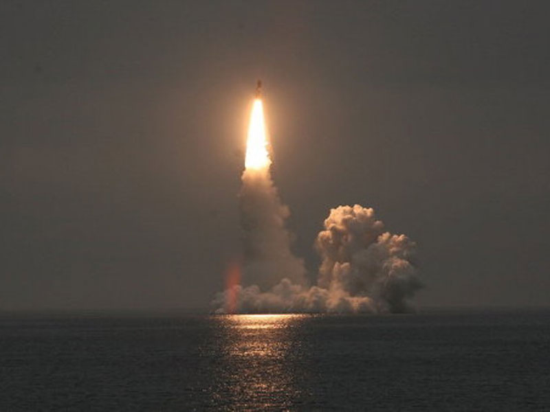 Russia Tests Bulava Submarine-Launched Ballistic Missile