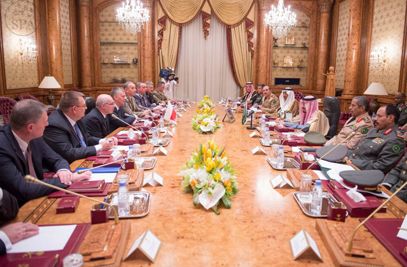 Saudi Crown Prince Receives Poland’s Minister of Defense