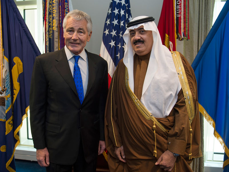 Saudi Minister of National Guard Meets Top US Officials