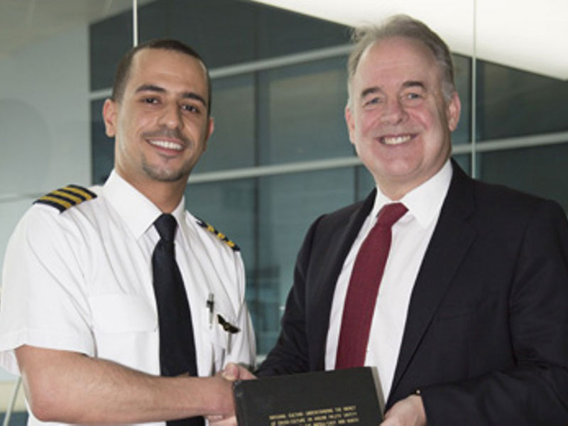 Emirati Etihad Pilot Youngest Holder of PhD in Aviation