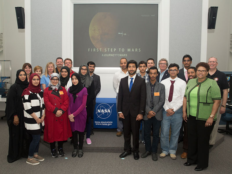 Emirati Students Meet Lockheed Martin and NASA Teams