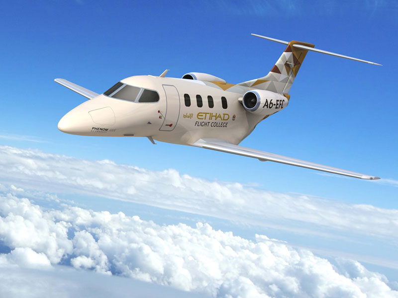 Etihad Flight College Orders Embraer Phenom Jets