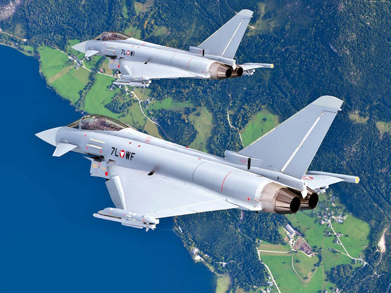 Eurofighter Typhoons Secure Airspace During World Economic Forum 2015