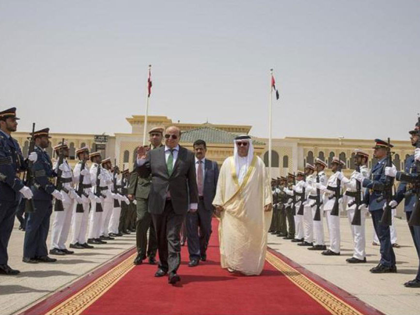 Exiled Yemeni President Visits UAE