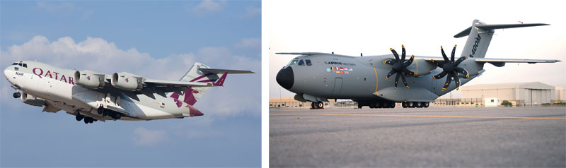 TRANSPORT AIRCRAFTS FOR TROOPS, MATERIAL & VEHICLES