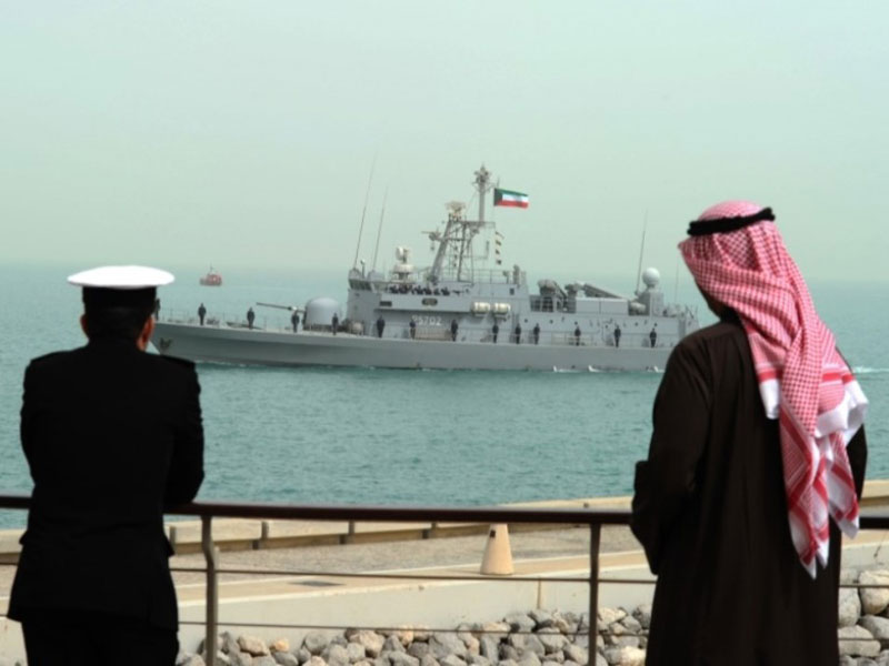 Kuwaiti Naval Force Conducts Ammunition Exercise