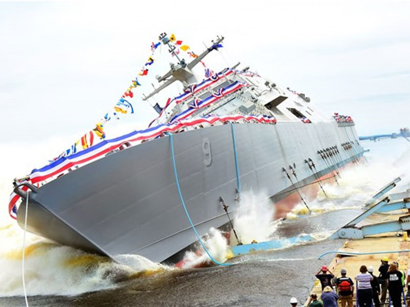 Lockheed Martin Team Launches Future USS Little Rock