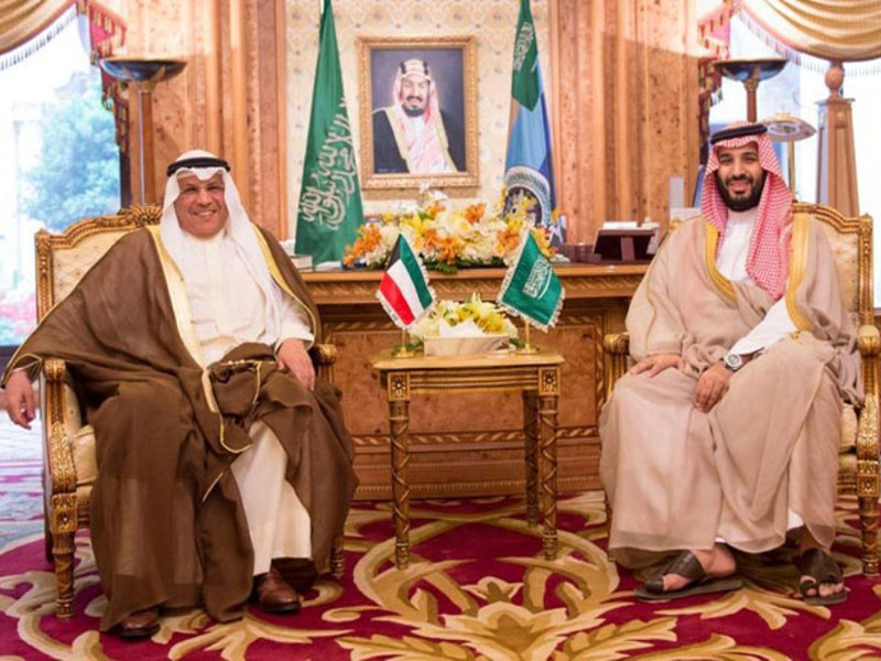 Saudi, Kuwaiti Defense Ministers Hold Talks