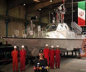 Iran Launches High Speed Boats