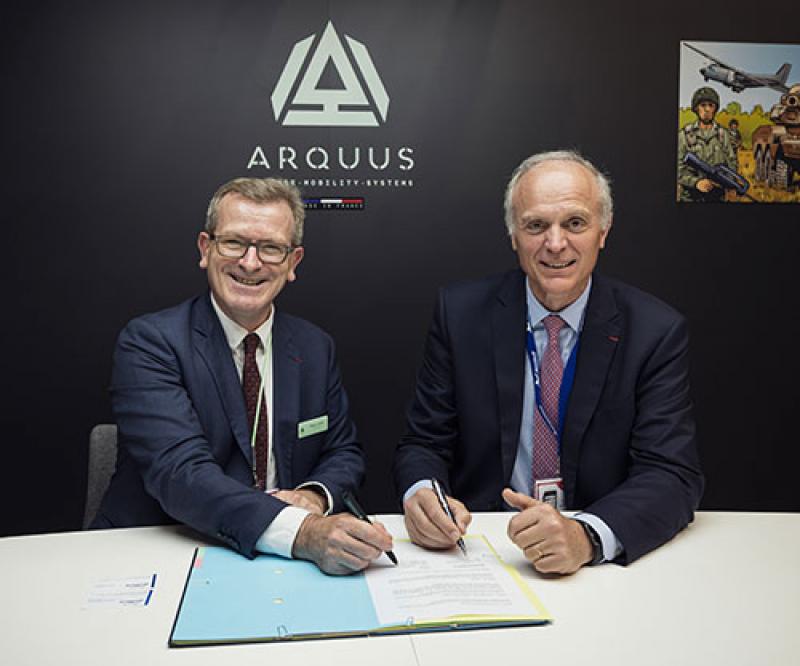 Arquus & Michelin Sign R&D Agreement at Eurosatory 